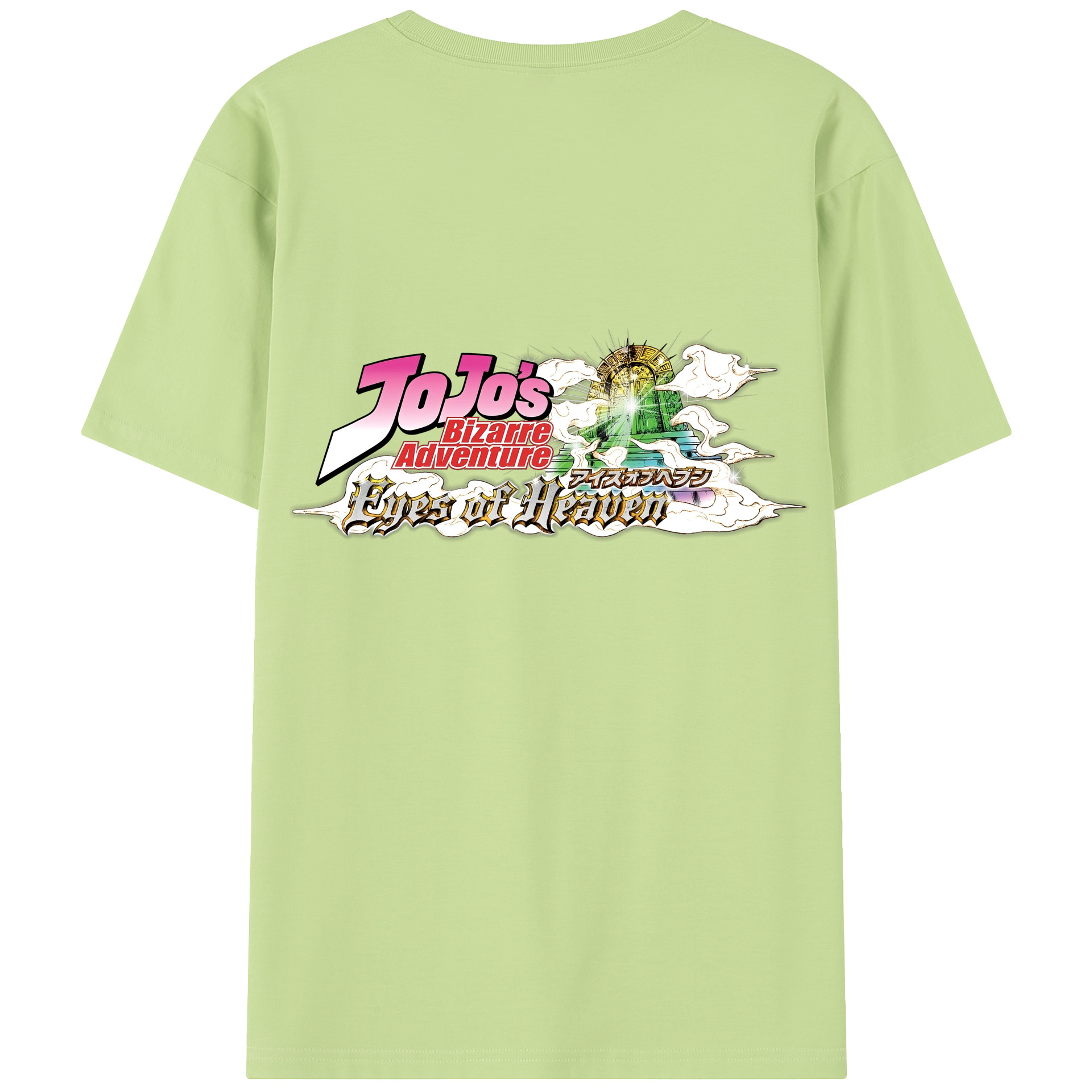 （画像用） ジョジョの奇妙な冒険 JoJo's Bizarre Adventure 綿100％半袖Tシャツ（背面プリント）